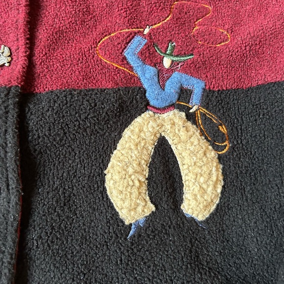 Vintage Rough Rider cowboy cardigan size small - Picture 5 of 10